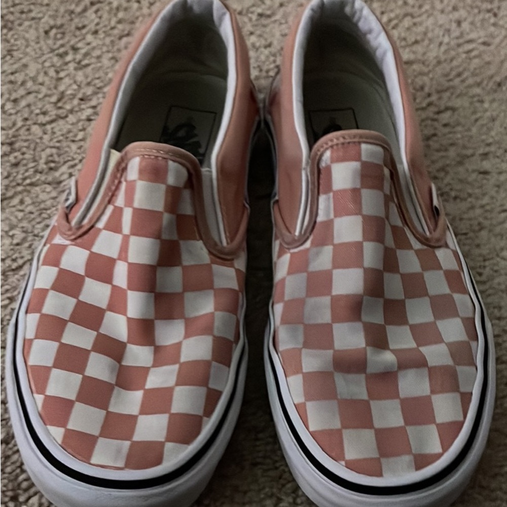 Women’s checkered Vans size 8.5